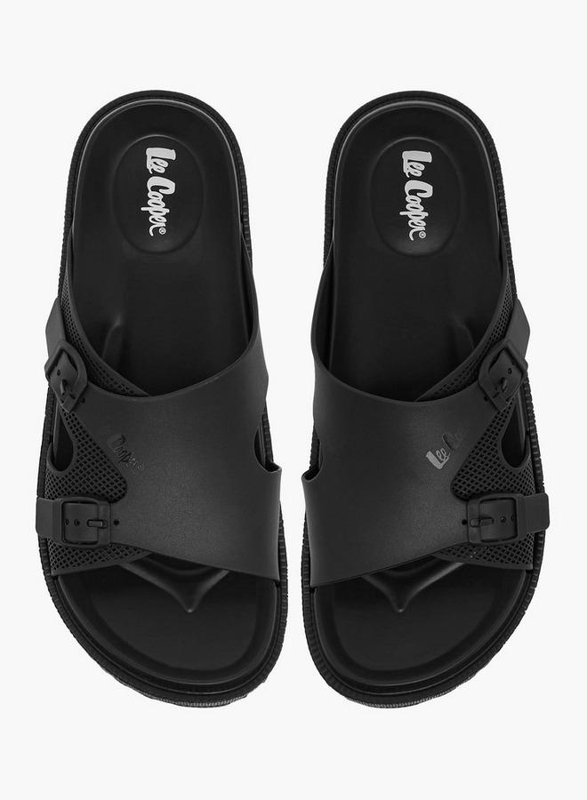 Lee Cooper Men Buckle Detail Slides - Image 1